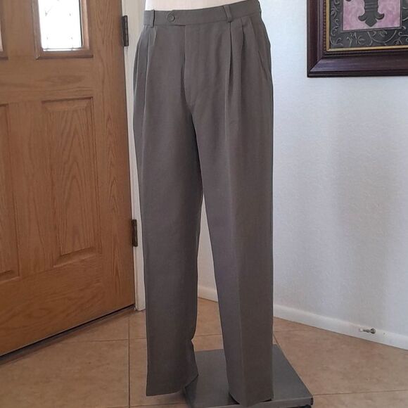 Pronto Uomo- Worsted Wool Trousers - Picture 3 of 16